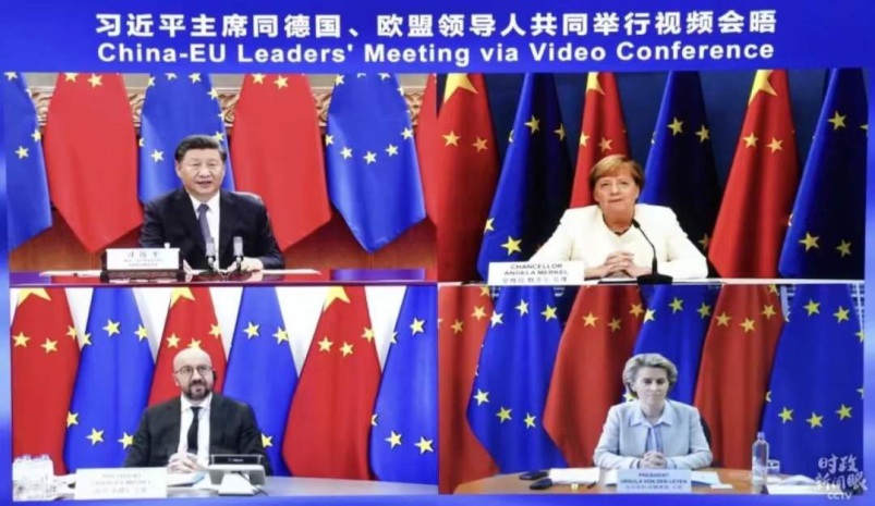 Pertemuan Virtual Perdana Pemimpin Tiongkok, Jerman dan Uni Eropa Sampaikan Sinyal Positif kepada Dunia_fororder_中德3