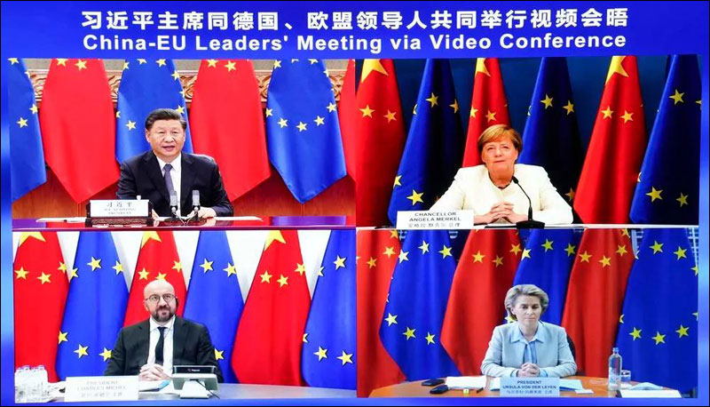 ผู้นำจีน-เยอรมนี-ยุโรปพบปะกันทางไกล_fororder_20200915zda1