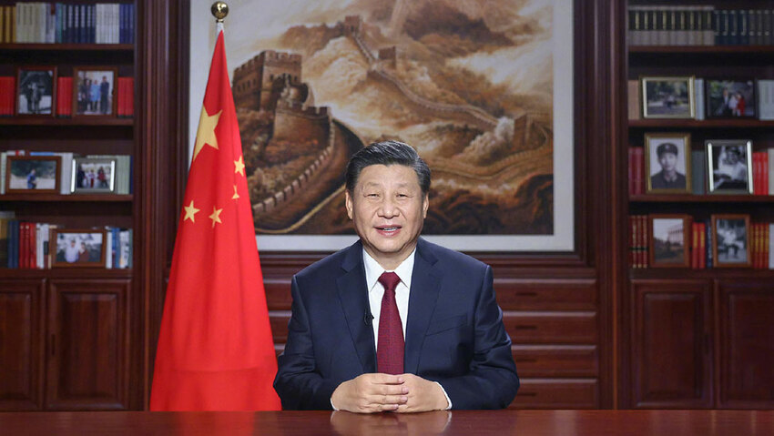 Presiden Tiongkok Xi Jinping Berikan Pesan Tahun Baru 2021_fororder_1