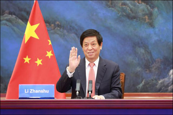 ‘ลี่ จ้านซู’ร่วมพิธีเปิดงานแลกเปลี่ยนระหว่างสภาผู้แทนประชาชนแห่งชาติจีนกับรัฐสภากัมพูชาผ่านระบบทางไกล_fororder_20210119LZS