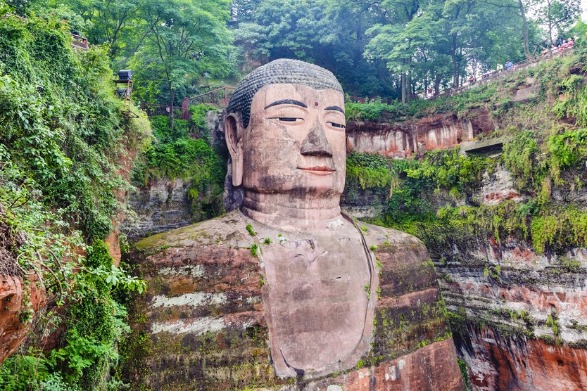 Leshan Giant Buddha พระพุทธรูปผาหินใหญ่ที่สุดในโลก_fororder_1807105783