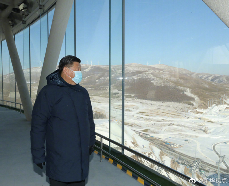 Presiden Tiongkok Xi Jinping Inspeksi Persiapan Olimpiade Musim Dingin_fororder_微信图片_20210122224002