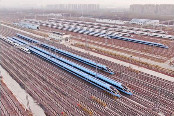 เริ่มการขนส่งมวลชนช่วงตรุษจีนปี 2021 การรถไฟจีนเพิ่มขีดการป้องกันควบคุมโรคโควิด-19_fororder_20210129cy1