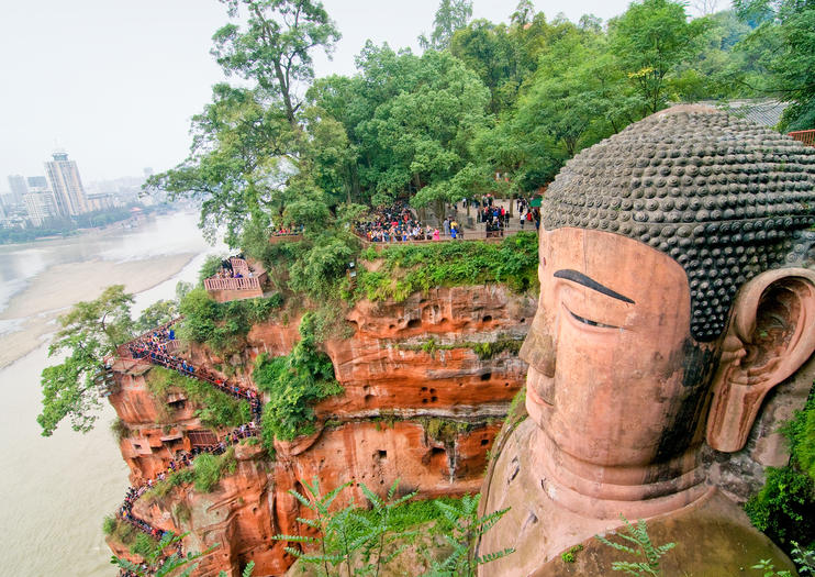 Leshan Giant Buddha พระพุทธรูปผาหินใหญ่ที่สุดในโลก_fororder_393181565