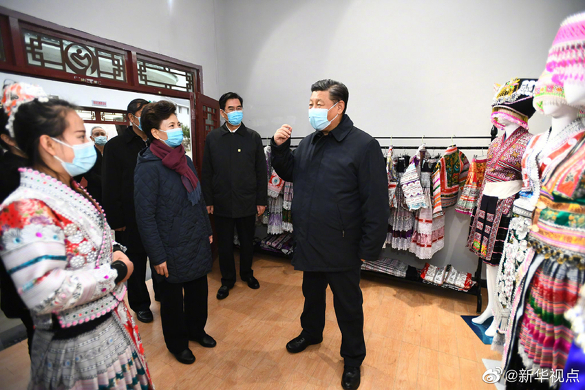 Xi Jinping Sampaikan Selamat Tahun Baru Imlek dalam Inspeksinya di Guizhou_fororder_xigui11