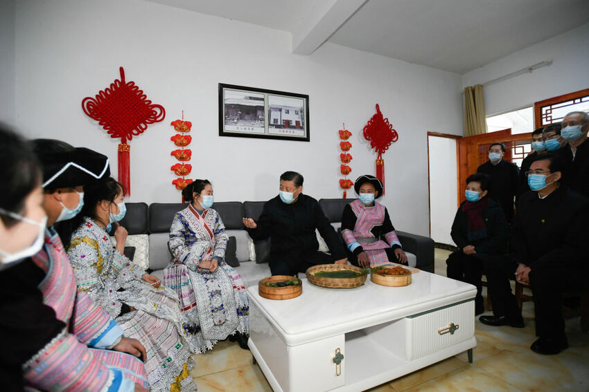 Xi Jinping Sampaikan Selamat Tahun Baru Imlek dalam Inspeksinya di Guizhou_fororder_xigui