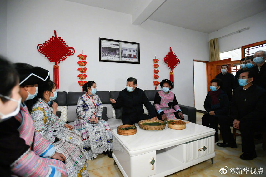 Xi Jinping Sampaikan Selamat Tahun Baru Imlek dalam Inspeksinya di Guizhou_fororder_xigui5