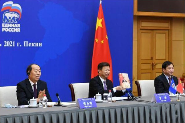 ปธน.จีนและรัสเซียส่งสารยินดีเปิดประชุมกลไกการเจรจาพรรคการเมืองจีน-รัสเซียครั้งที่ 9_fororder_20210421zezd2