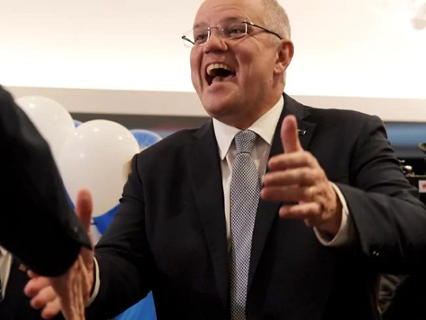 Scott Morrison Menang Pemilu Australia_fororder_aodaxuan