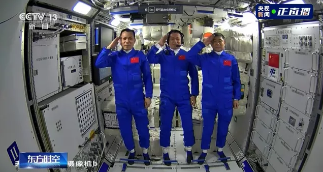 国際宇宙ステーションが中国の宇宙飛行士を歓迎「宇宙人口が43％増」_fororder_1