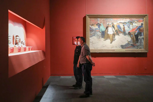 พิพิธภัณฑ์แห่งชาติจีนจัดนิทรรศการภาพวาดประวัติศาสตร์พคจ._fororder_微信图片_20210624161807_副本