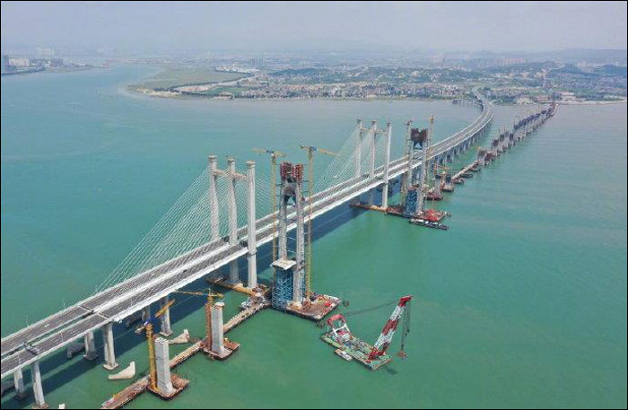 สะพานรถไฟความเร็วสูงข้ามทะเลแห่งแรกของจีนเชื่อมต่อสำเร็จ_fororder_20210807khgt1