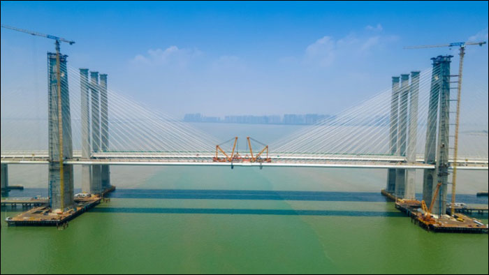 สะพานรถไฟความเร็วสูงข้ามทะเลแห่งแรกของจีนเชื่อมต่อสำเร็จ_fororder_20210807khgt2