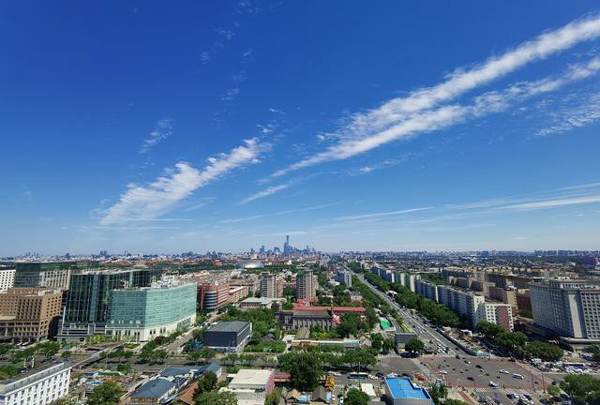 สภาพอากาศที่ดีขึ้นและฝนตกหนักของปักกิ่งปีนี้_fororder_20210906北京空气质量持续改善-3