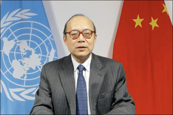ผู้แทนจีนประจำยูเอ็นเสนอ "ข้อริเริ่มเพื่อการพัฒนาของทั่วโลก" ที่สภาสิทธิมนุษยชน_fororder_20211006zgdb