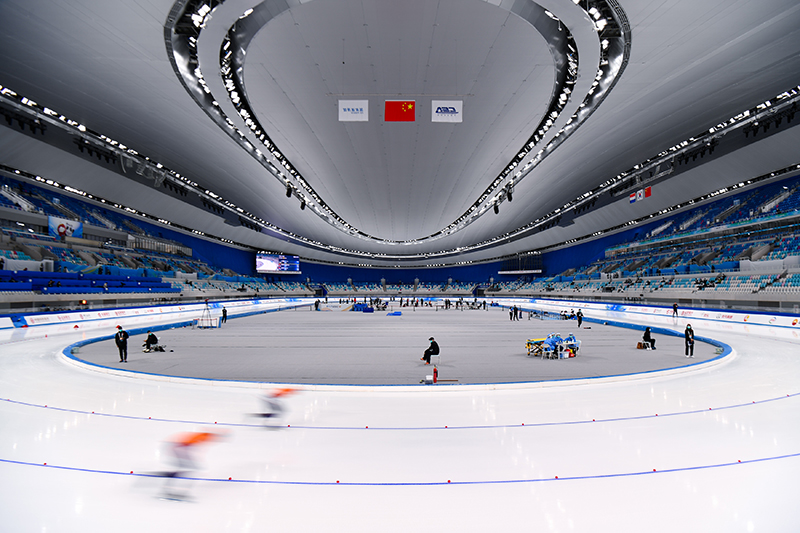 จีนเริ่มแข่งขันทดสอบระดับนานาติสำหรับโอลิมปิกเกมส์ฤดูหนาวปักกิ่ง_fororder_211008ceshisai1