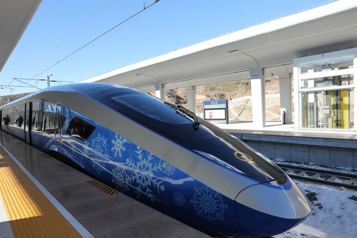 بیجنگ سرمائی اولمپکس ٹرین اور تیز رفتار ریلوے پر  فائیو جی الٹرا ہائی ڈیفینیشن اسٹوڈیو کا باضابطہ آغاز_fororder_98