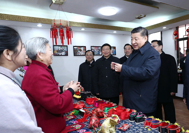 图片默认标题_fororder_1 Xi Jinping Inspeksi Desa Mazhuang Pada Des2017 (Xinhua)