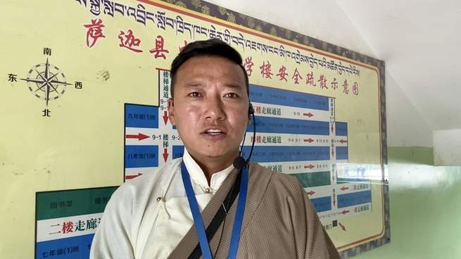 趙雲莎記者が伝えるチベットの今―⑦薩迦県中学校は多様な形で生徒の総合的素養を向上_fororder_3