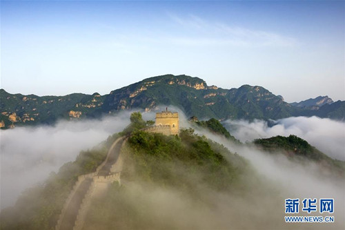 ความสง่างามของกำแพงเมืองจีนช่วงด่านหวงหยา