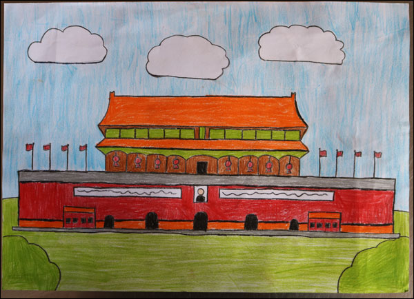 เยาวชนจีน-กัมพูชาร่วมส่งภาพวาดฉลอง 60 ปีสถาปนาความสัมพันธ์ทางการทูต