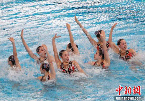 นักกีฬาจีนคว้าเหรียญทองกีฬาระบำใต้น้ำในเอเชียนเกมส์