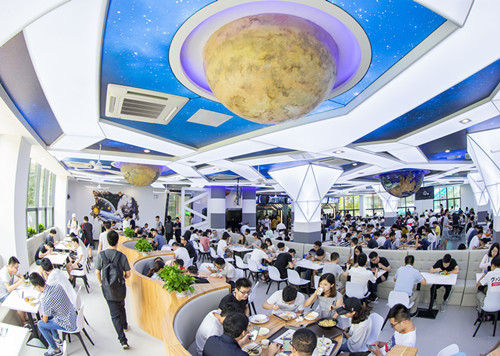 ม.การบินและอวกาศหนานจิงปรับลุคโรงอาหารใหม่รับเปิดเทอม
