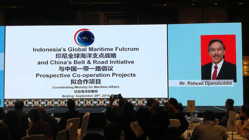图片默认标题_fororder_2印尼海洋统筹部副部长利德万演讲