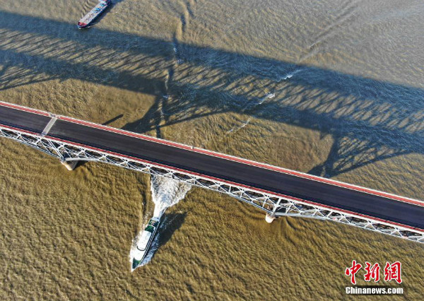 "สะพานข้ามแม่น้ำฉางเจียงเมืองหนานจิง" เสร็จงานซ่อมบำรุงปลายปีนี้