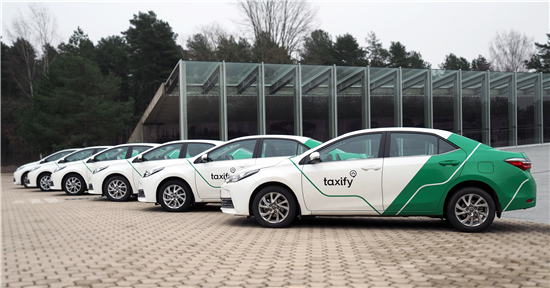 Taxify, which works on a similar basis to Uber, is originally Estonian.[Photo:huanqiu.com] 