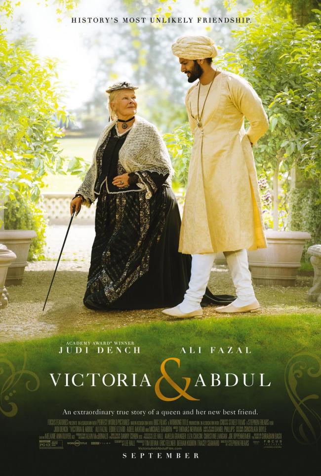 A poster of film "Victoria and Abdul" [Photo: mtime.com]