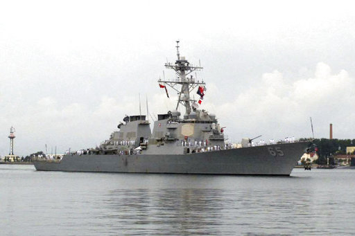 The guided missile destroyer USS Benfold. [File Photo: AP]
