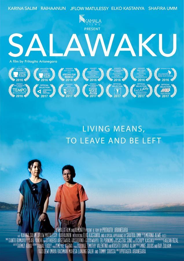 A poster of the Indonesian film Salawaku is seen here. Salawaku is one of four Indonesian films being introduced to Chinese movie fans during the ongoing Silk Road International Film Festival, which is ongoing until Sunday, Dec 3. [Photo: provided to China Plus]