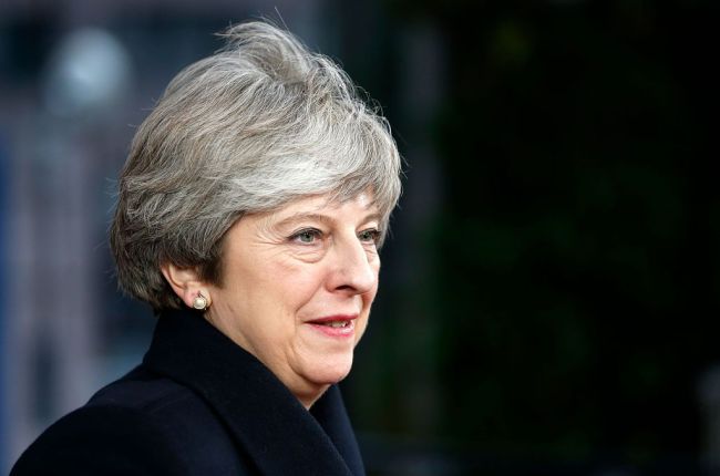 File photo of Theresa May, U.K. prime minister. [Photo: IC]
