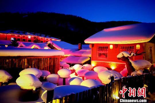 The scenery of the Snow Land in northeast China’s Heilongjiang Province. [Photo: Chinanews.com]