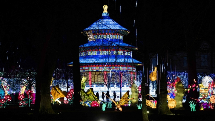Chinese lantern show in France - China Plus