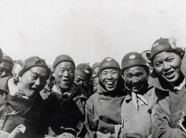 Members of the Chinese Labour Corps [Photo: W J Hawkings Collection, courtesy of John de Lucy/Centenerynews.com]