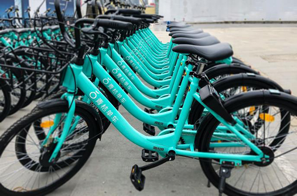 DiDi's newly-launched shared bikes Qingju [Photo: thepaper.cn]
