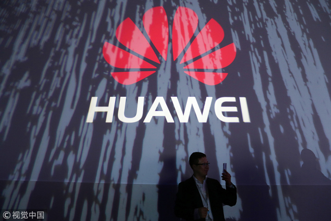 Huawei launches its flagship phones P9 and P9 Plus on Aprial 6, 2016 in London, UK. [File Photo: VCG]