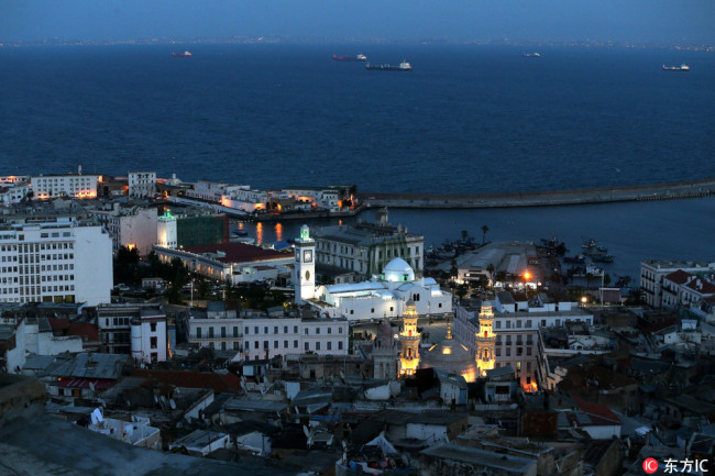 General view of the UNESCO-designated Kasbah district, Algiers, Algeria. [File photo: IC] 
