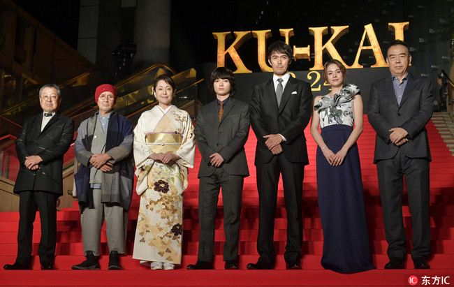 Chinese veteran director Chen Kaige and the cast of the movie made an appearance at the Japanese premiere on January 15, 2018 in Tokyo. [Photo: IC]