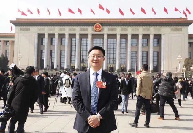 Liu Qingfeng,NPC deputy and founder of iFlyTek. [Provided to China Plus]