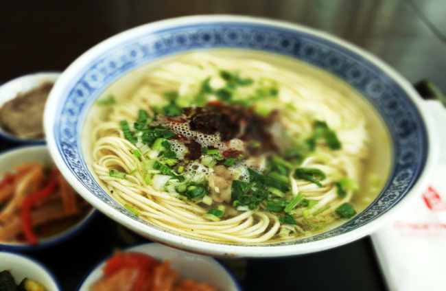 A bowl of Lanzhou beef noodle, or lamian [File Photo: IC]