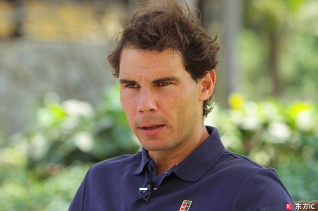 File photo of Rafael Nadal. [Photo: IC]