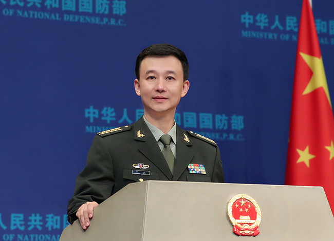 Spokesperson for the Ministry of National Defense Wu Qian [File Photo: mod.gov.cn]