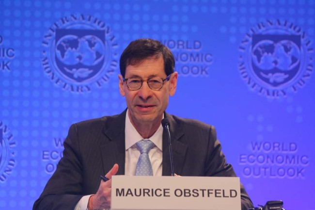 Maurice Obstfeld, Chief Economist at the International Monetary Fund [Photo: China Plus/ Zhao Xinyu]