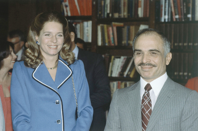 King Hussein of Jordan and his wife Queen Noor in Washington on June 19, 1980 [File Photo: AP/Ira Schwarz]