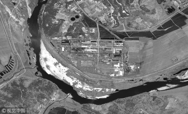 This is an overview satellite image of the Yongbyon, North Korea Fuelfab, June 19, 2013. [Photo: VCG]