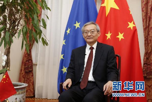 Ambassador Zhang Ming, head of the Chinese Mission to the EU [File photo: Xinhua]