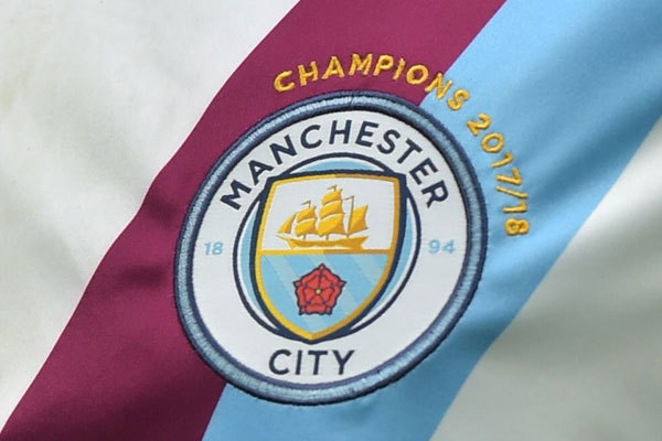 The logo of Manchester City Football Club. [Photo: IC]